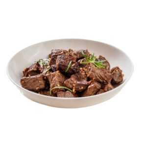 Beef With Garlic at City Cafe, tender beef cooked with aromatic garlic and savory seasonings.