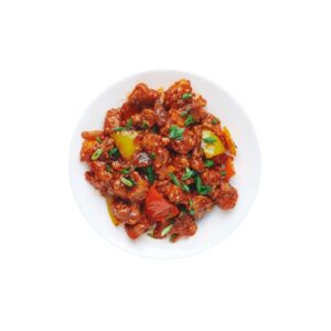Chicken Chilli Onion served hot at City Cafe with spicy sauce and sautéed onions