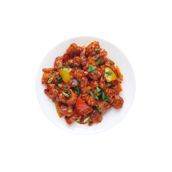 Chicken Chilli Onion served hot at City Cafe with spicy sauce and sautéed onions