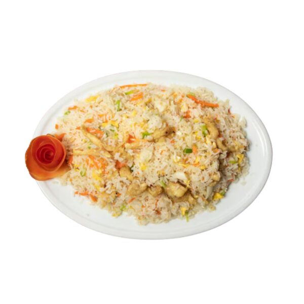Chicken Fried Rice served at City Kebab & Restaurant – a flavorful mix of basmati rice, tender chicken, and stir-fried vegetables