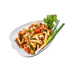 Fresh Chicken Cashew-Nut Salad with grilled chicken, crispy vegetables, and roasted cashews.