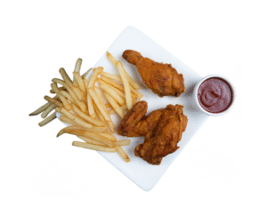 Crispy Chicken With French Fries 2pcs