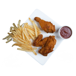 Crispy Chicken With French Fries 2pcs