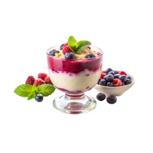 Faluda dessert with rose syrup, basil seeds, vermicelli, jelly, and vanilla ice cream served at City Kebab and Cafe