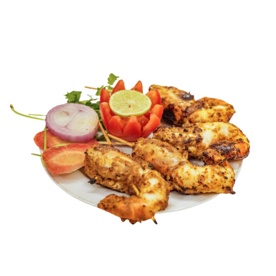 Prawn Masalla served at City Cafe with rich Indian spices and herbs