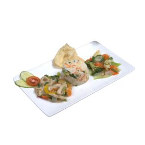 Set Menu C featuring Egg Fried Rice, Chicken Chilli Onion, Spring Roll, and Chinese Veg at City Kebab and Cafe
