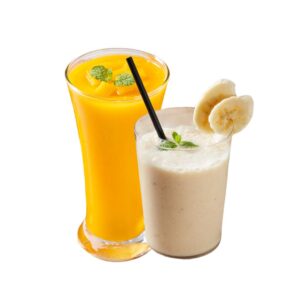 Smoothie (Mango/Banana) served fresh at City Kebab and Cafe – made with real fruit and creamy yogurt