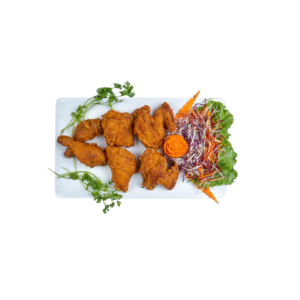 Crispy Thai Fried Chicken served with dipping sauce at City Cafe