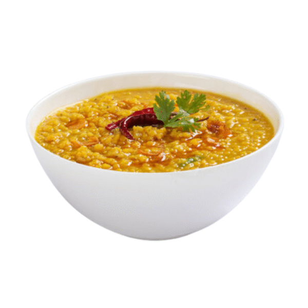 Delicious Dal Bhaji with fresh lentils and vegetables served at City Kebab and Cafe in Dhaka