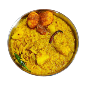 Dim Khichuri with perfectly cooked eggs and aromatic rice, best khichuri in Dhaka