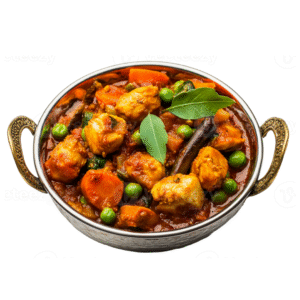 Freshly made mixed bhaji with seasonal vegetables at City Kebab and Cafe in Dhaka